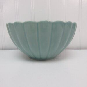 Pioneer Woman Colette Scalloped Cereal Bowl Green Stoneware